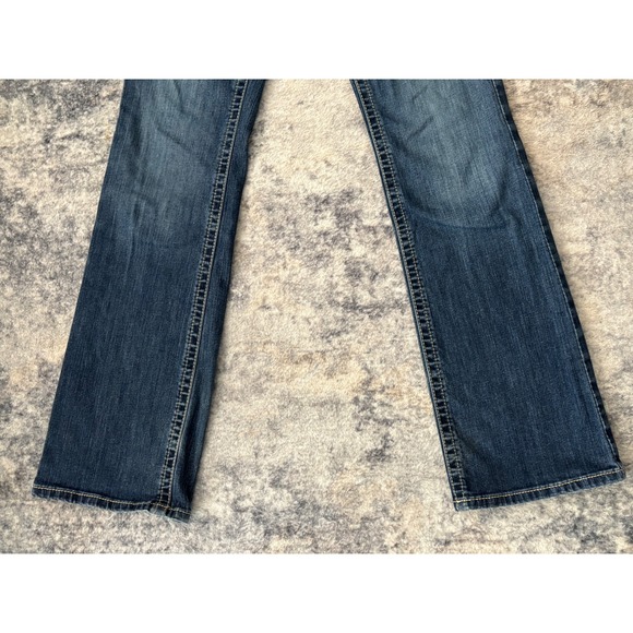 Ariat Real Denim Bootcut Blue Jeans Womens Size 29L Ranch Rodeo Cowgirl Western - Picture 4 of 15